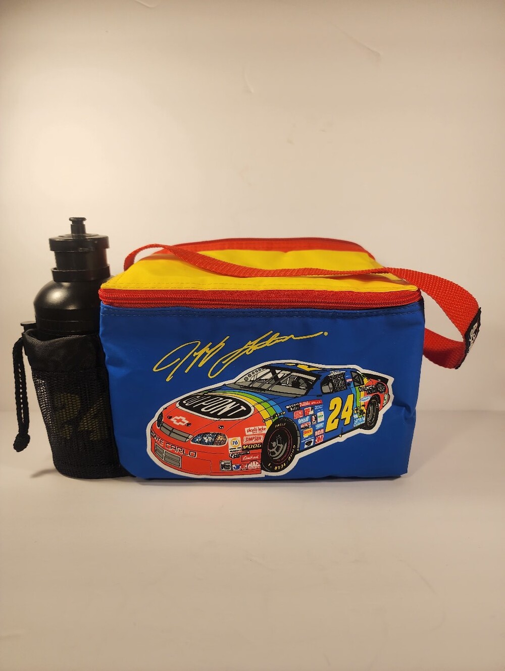 NASCAR JEFF GORDON #24 LUNCH COOLER BAG RARE DUPONT REFINISH RACING  10x8x6